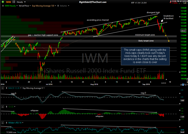 IWM 60-minute Sept 13th