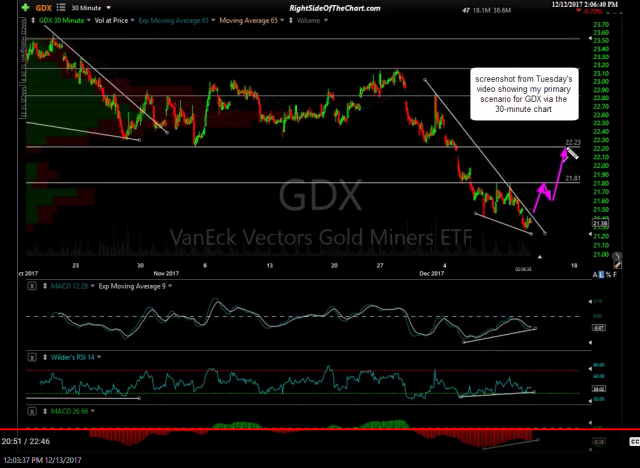 GDX video screenshot Dec 13th