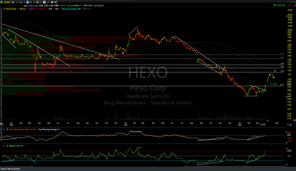 HEXO daily March 24th