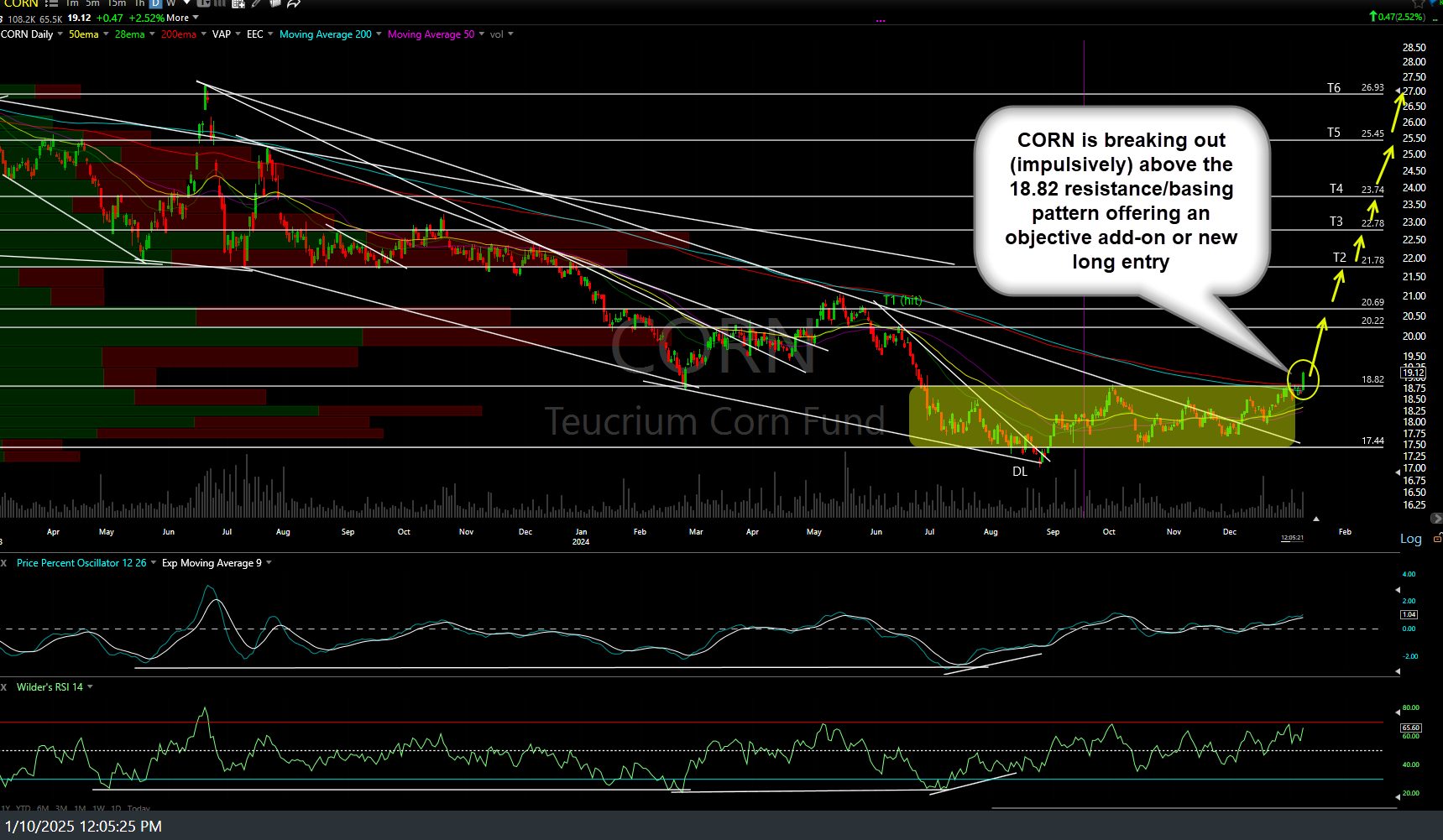 CORN daily Jan 10th
